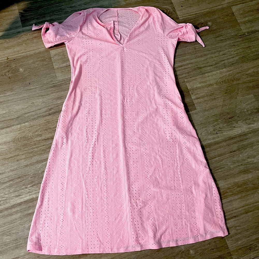 Pink summer dress